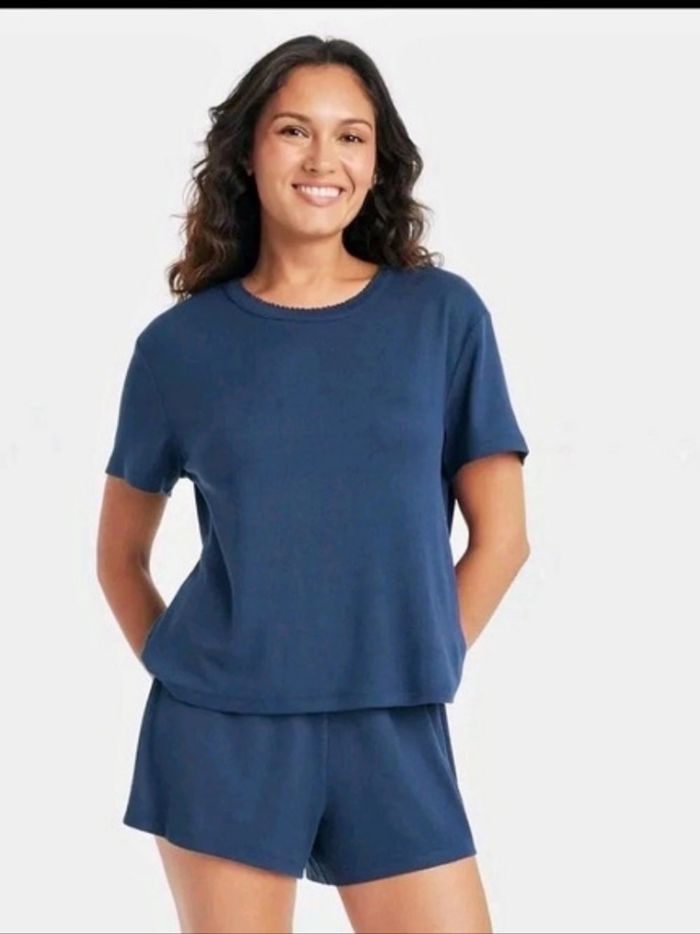 Auden Blue Pajama Set Size XXL NWT